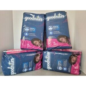 Goodnites Girls Large Nighttime Underwear Lot (44 Total) New